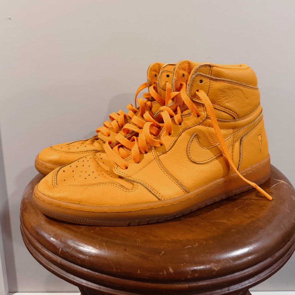 2017 Nike Air Jordan 1 Retro High OG Gatorade Orange Peel - Picture 2 of 14